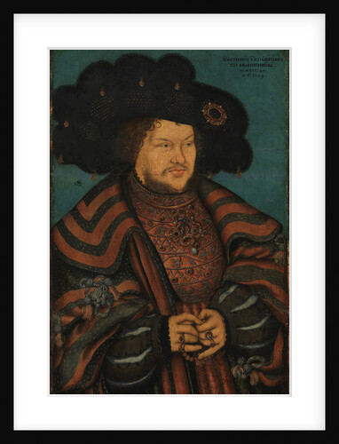 Portrait of Joachim I Nestor, Elector of Brandenburg, 1529 by Lucas Cranach the Elder