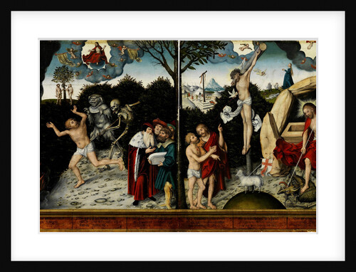 Allegory of Law and Grace, after 1529 by Lucas Cranach the Elder