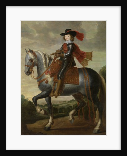 Equestrian portrait of Cardinal-Infante Ferdinand of Austria, First third of 17th cen by Caspar de Crayer