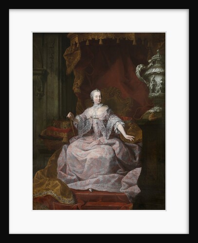 Portrait of Empress Maria Theresia of Austria, 1750s by Matthias de Visch