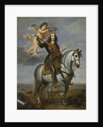 Equestrian portrait of Archduke Leopold Wilhelm of Austria, First Half of 17th cen by Jan van den Hoecke