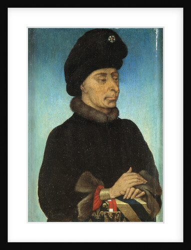Portrait of John the Fearless, Duke of Burgundy, Mid of the 15th cen by Netherlandish master