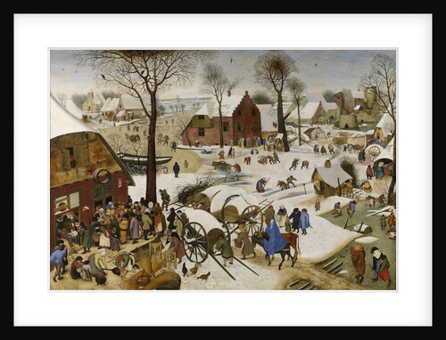 The Census at Bethlehem (The Numbering at Bethlehem), First third of 17th cen by Pieter Brueghel the Younger