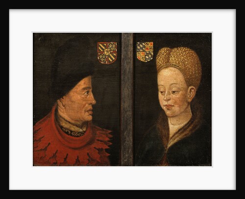 Portraits of of John The Fearless and Margaret of Bavaria, 16th century by Netherlandish master