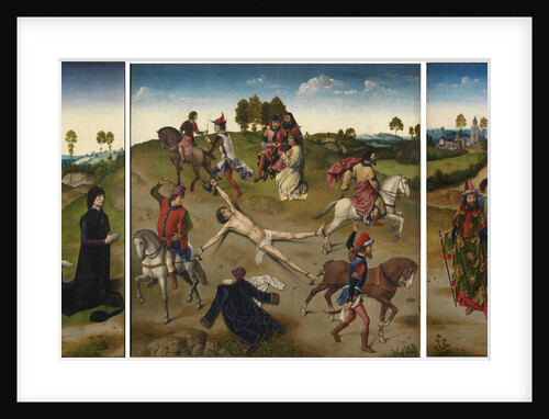 Martyrdom of Saint Hippolytus (Triptych), after 1468 by Hugo van der Goes