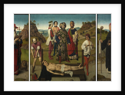 Martyrdom of Saint Erasmus (Triptych), 1458 by Dirk Bouts