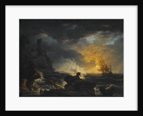 Shipwreck, Second Half of the 18th cen by Claude Joseph Vernet