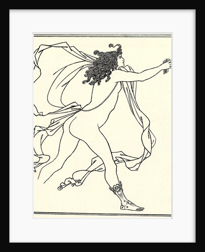 Apollo pursuing Daphne, 1896 by Aubrey Beardsley
