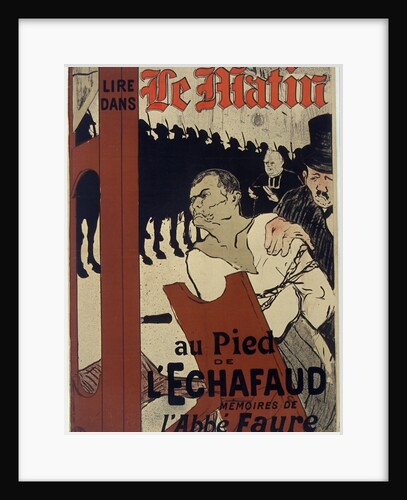 Le Matin: At the Foot of the Scaffold, 1893 by Henri de Toulouse-Lautrec