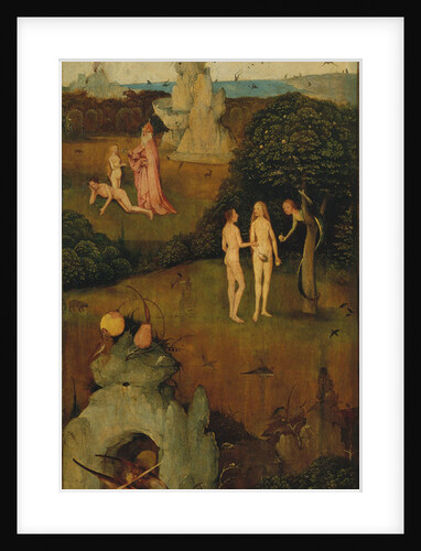 The Haywain (Triptych) Left panel, c. 1516 by Hieronymus Bosch