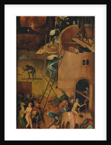 The Haywain (Triptych) Right panel, c. 1516 by Hieronymus Bosch