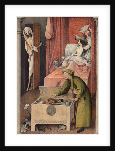 Death and the Miser, ca 1485 by Hieronymus Bosch