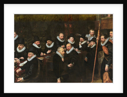 Reception of the civic guard at the Saint Sebastian range by the municipality of The Hague, 1618 by Jan Anthonisz van Ravesteyn