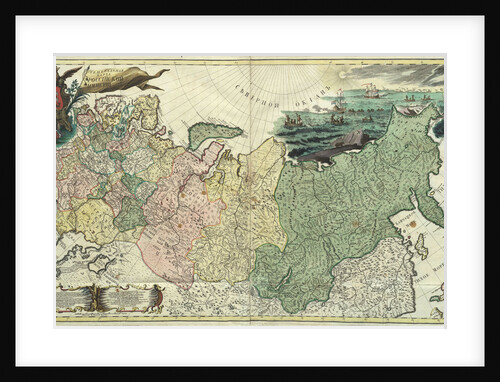 First General Map of the Russian Empire, 1745 by Anonymous master