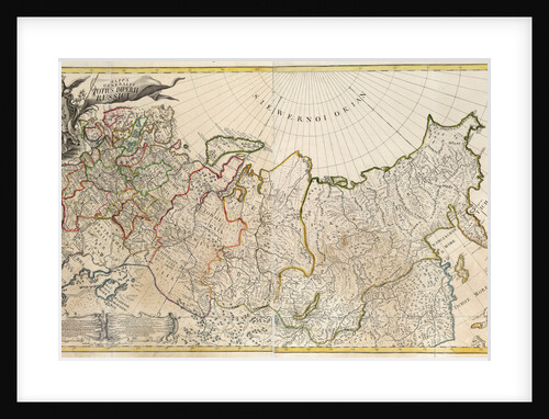 First General Map of the Russian Empire, 1745 by Anonymous master