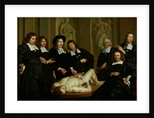 The Anatomy Lesson of Dr. Frederik Ruysch, 1670 by Adriaen Backer