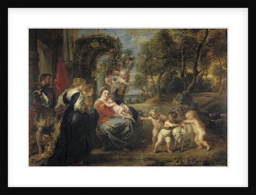 Rest on the Flight into Egypt, with Saints, c. 1635 by Pieter Paul Rubens
