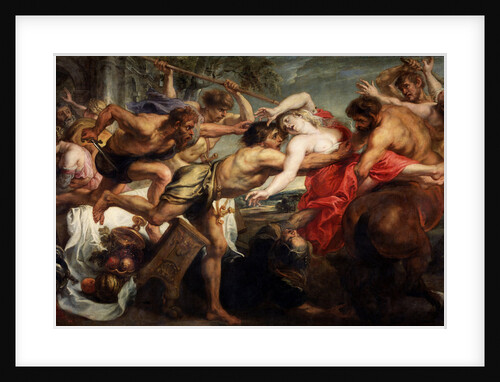 The Abduction of Hippodamia, or Lapiths and Centaurs, 1636-1638 by Pieter Paul Rubens