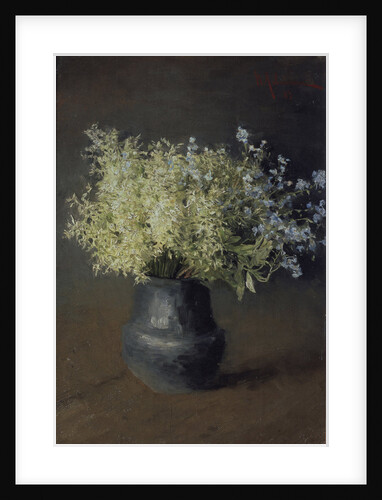 Wild violets and forget-me-nots, 1889 by Isaak Ilyich Levitan
