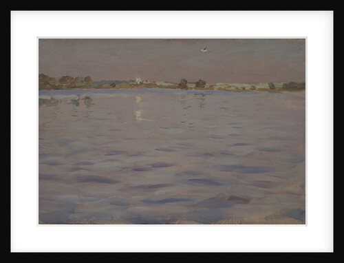 Last sunshines. A lake, 1898-1899 by Isaak Ilyich Levitan