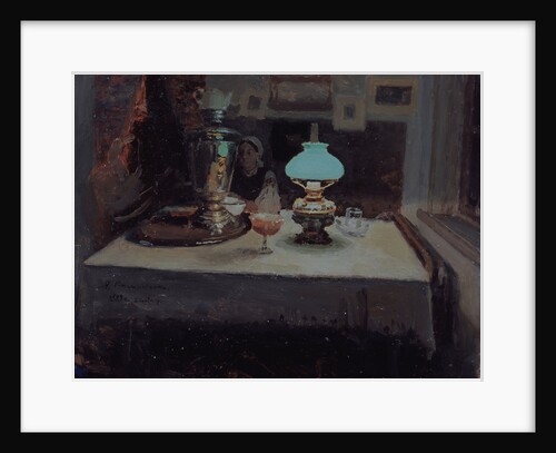 At the samovar, 1899 by Jakov Jakovlevich Kalinichenko