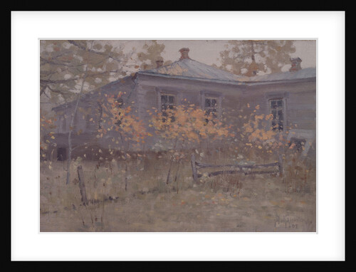 A Country house in autumn, 1902 by Jakov Jakovlevich Kalinichenko