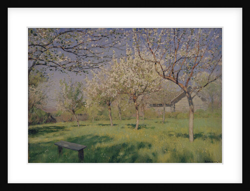Apple trees blooming, c. 1895 by Isaak Ilyich Levitan