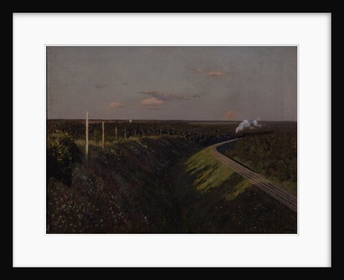 A train on the way, 1890s by Isaak Ilyich Levitan
