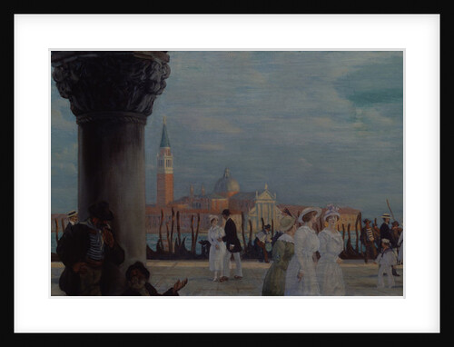 Promenade in Venice, 1907-1908 by Boris Michaylovich Kustodiev