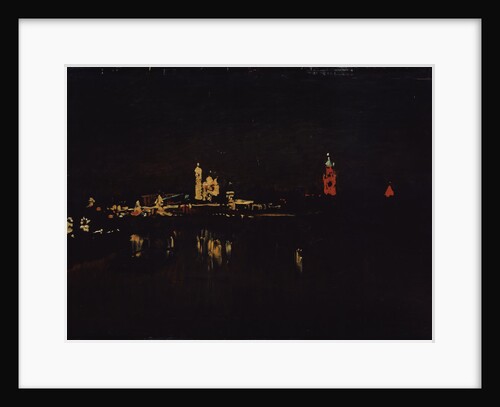 Illumination of the Moscow Kremlin, 1896 by Isaak Ilyich Levitan