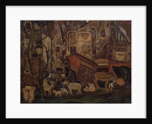 Old Paris, 1913 by Boris Dmitryevich Grigoriev