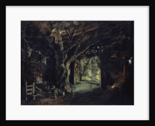 Stage design for the opera The Valkyrie by R. Wagner, 1919 by Konstantin Alexeyevich Korovin