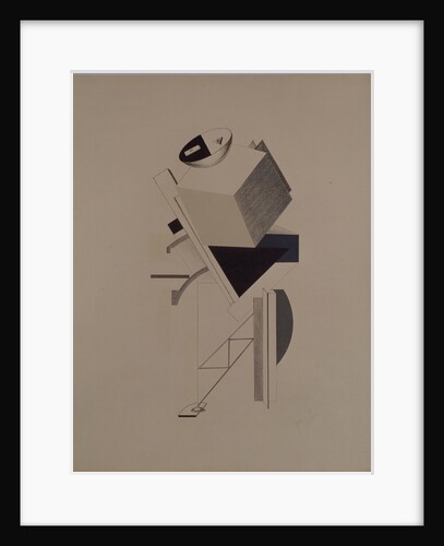 Strong guy. Figurine for the opera Victory over the sun by A. Kruchenykh, 1920-1921 by El Lissitzky