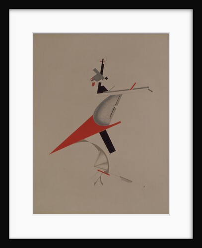 Ruffian. Figurine for the opera Victory over the sun by A. Kruchenykh, 1920-1921 by El Lissitzky