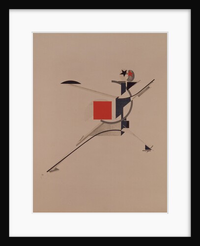 The New. Figurine for the opera Victory over the sun by A. Kruchenykh, 1920-1921 by El Lissitzky