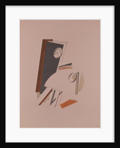 The cowards. Figurine for the opera Victory over the sun by A. Kruchenych, 1920-1921 by El Lissitzky