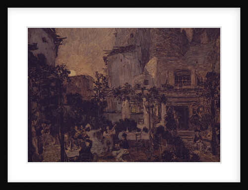 Stage design for the opera Carmen by G. Bizet, 1908 by Alexander Yakovlevich Golovin