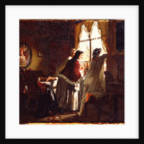 Illustration to the poem The Tambov Treasurers Wife after M. Lermontov, 1862 by Baron Mikhail Petrovich Klodt