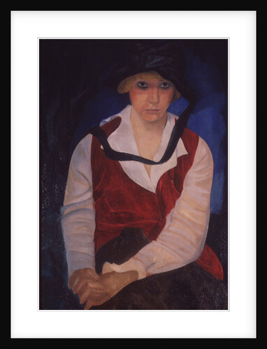 Portrait of the artists wife, 1917 by Boris Dmitryevich Grigoriev