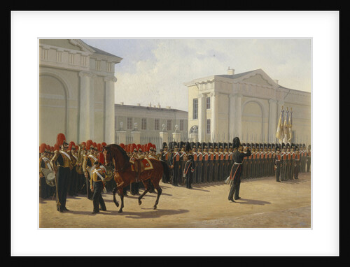 The Leib Guard Izmailovo Regiment, 1846 by Adolphe Ladurner