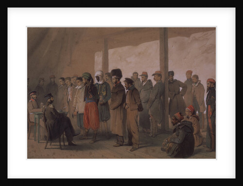 The Interrogation, 1855 by Vasily Timm