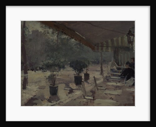 Café in Paris, 1890s by Konstantin Alexeyevich Korovin