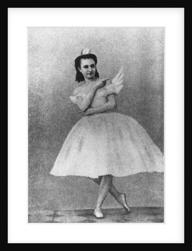 Anna Sobeshchanskaya as Odette in the Ballet Swan Lake, Moscow, 1877 by Anonymous