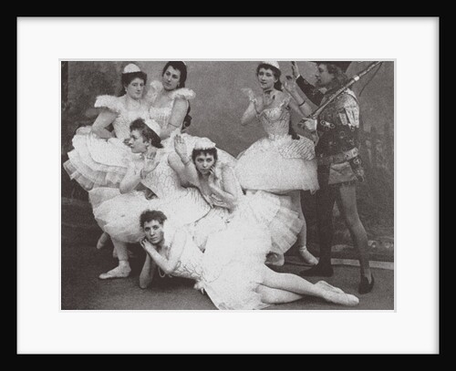 Scene from the Ballet Swan Lake, Mariinsky Theatre. 1895 by Anonymous