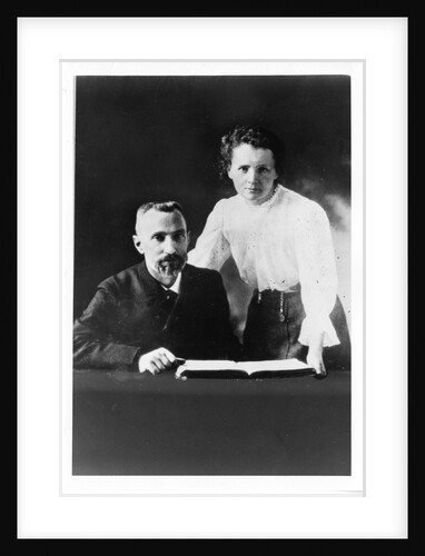 Pierre Curie and Marie Sklodowska Curie by Anonymous