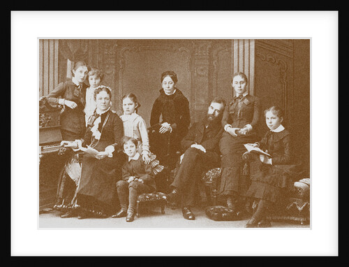 The Family of the collector, patron and founder of the gallery Pavel Tretyakov by Anonymous