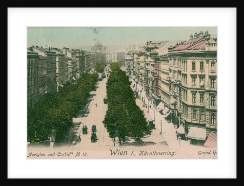Ringstraße (Kärntner Ring), Vienna by Anonymous