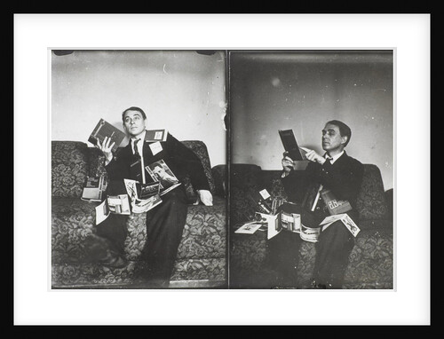 Double portrait of Aleksei Kruchenykh by Gustav Klutsis