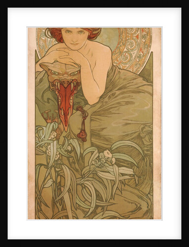 Emerald by Alfons Marie Mucha