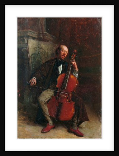 Portrait of the composer Alexandre Batta by Ernest Jean Louis Meissonier
